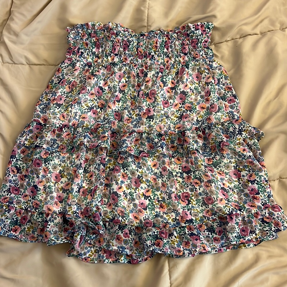 Cute Floral Mini Skirt